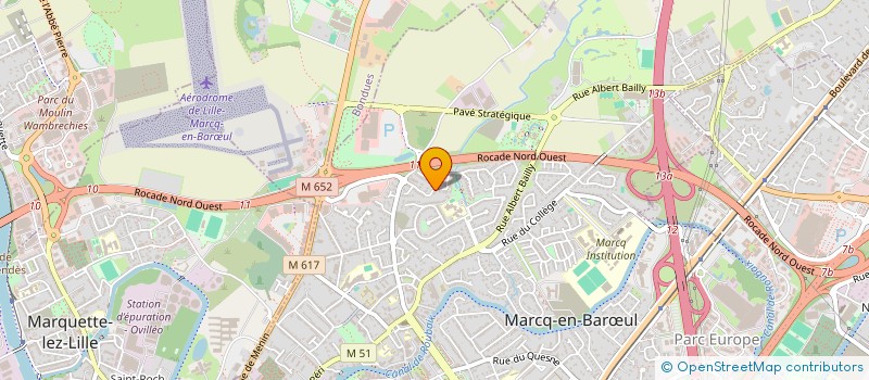 localisation de l'entreprise MADAME CARINE BARAULT à MARCQ-EN-BARŒUL