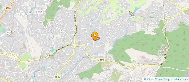 localisation de l'entreprise MADAME CARINE BATTAJON  SAINT-RAPHAEL