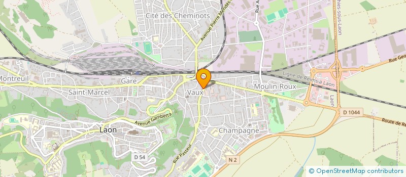 localisation de l'entreprise MADAME CARINE BAZATOLLE à LAON