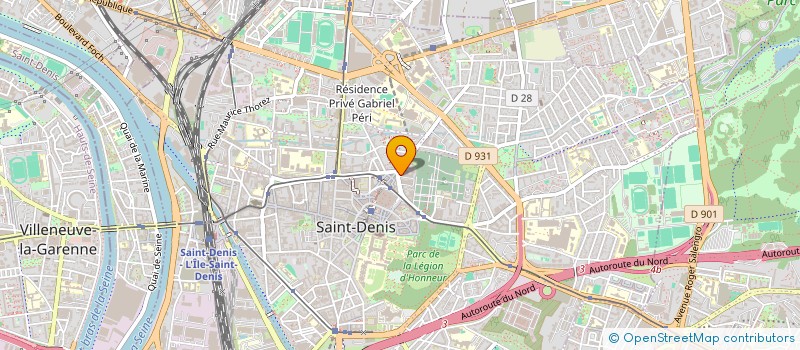 localisation de l'entreprise MADAME CARINE BAZIN à SAINT-DENIS