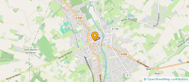 localisation de l'entreprise MADAME CARINE BEGUIN  NERAC