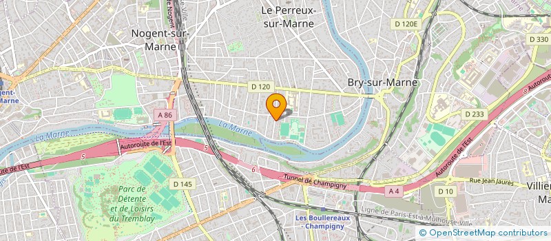 localisation de l'entreprise MADAME CARINE BELLAMY  LE PERREUX-SUR-MARNE