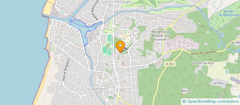 localisation de l'entreprise MADAME CARINE BELLIARD  CAPBRETON