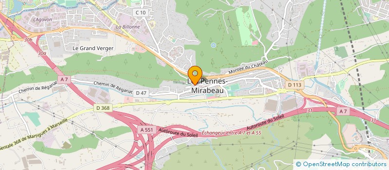 localisation de l'entreprise MADAME CARINE BELZANTI à LES PENNES-MIRABEAU