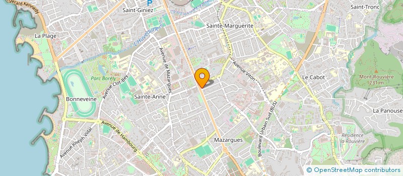localisation de l'entreprise MADAME CARINE BENAYOUN à MARSEILLE 9EME