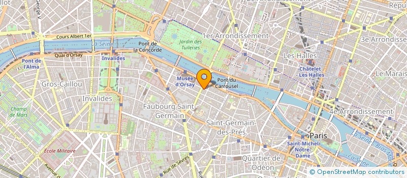 localisation de l'entreprise MADAME CARINE BERNARD  PARIS