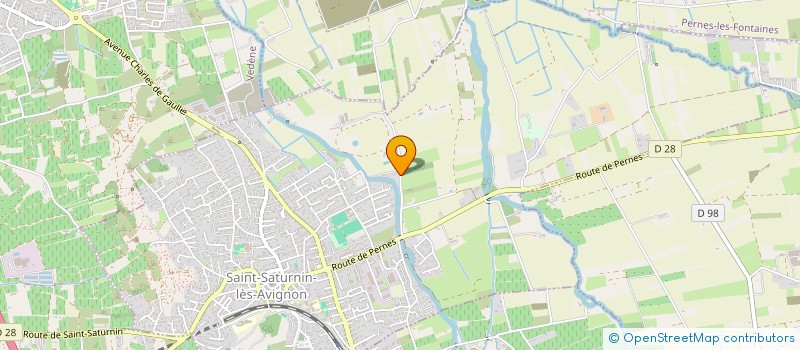 localisation de l'entreprise MADAME CARINE BERNARDI  SAINT-SATURNIN-LES-AVIGNON