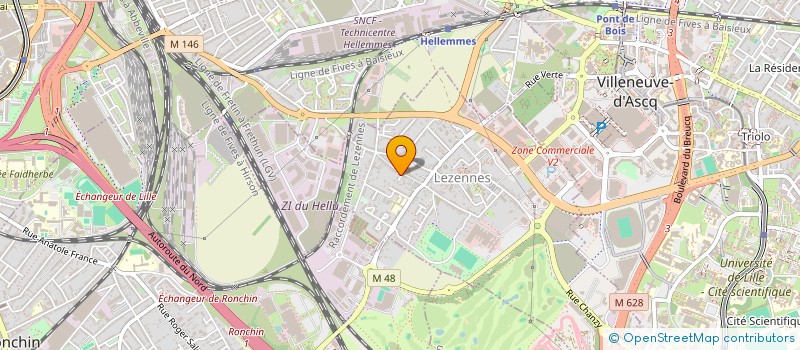 localisation de l'entreprise MADAME CARINE BERTACCO à LILLE