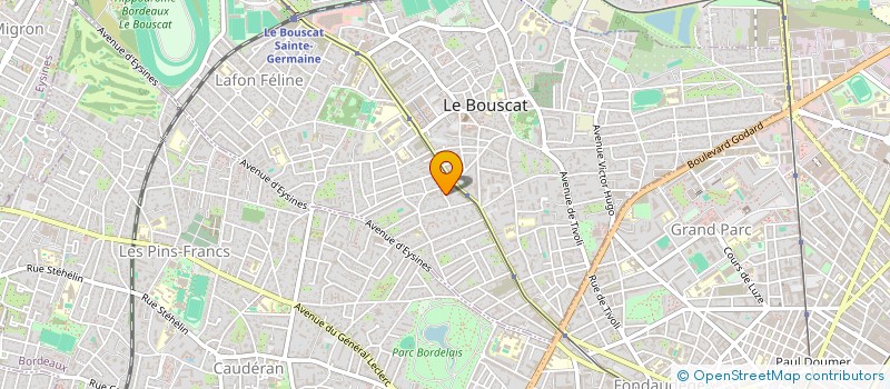 localisation de l'entreprise MADAME CARINE BILDET à LE BOUSCAT