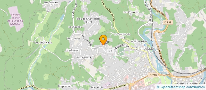 localisation de l'entreprise MADAME CARINE BLE  CHANCELADE