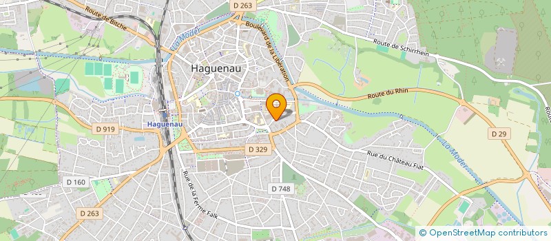 localisation de l'entreprise MADAME CARINE BLOCH  HAGUENAU