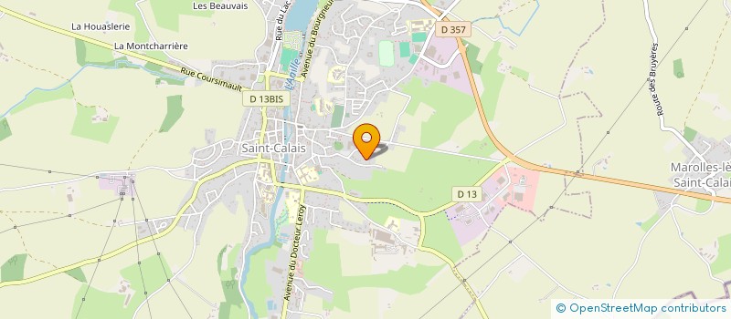 localisation de l'entreprise MADAME CARINE BOBET  SAINT-CALAIS