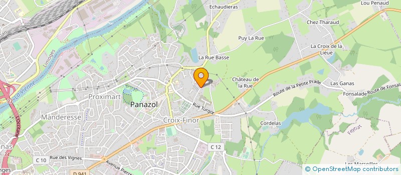localisation de l'entreprise MADAME CARINE BODENON à PANAZOL