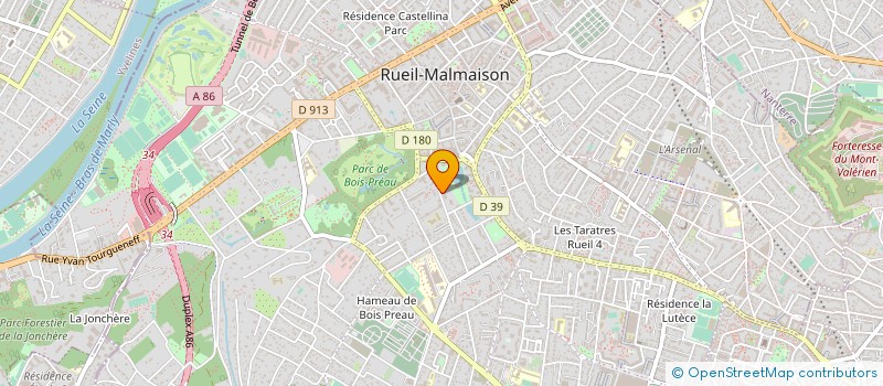 localisation de l'entreprise MADAME CARINE BON-SAINT-COME à RUEIL-MALMAISON