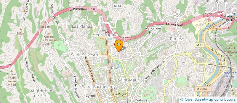 localisation de l'entreprise MADAME CARINE BONNET à NICE