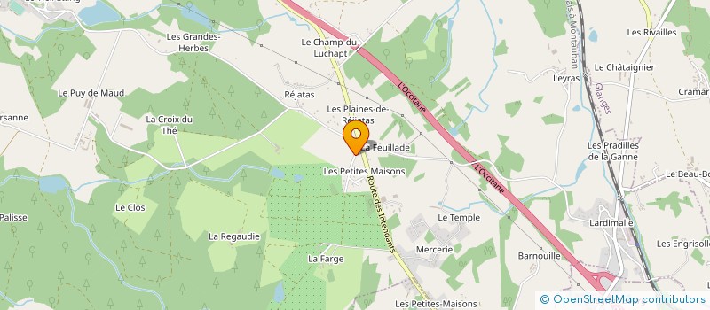 localisation de l'entreprise MADAME CARINE BORDERIE  VICQ-SUR-BREUILH