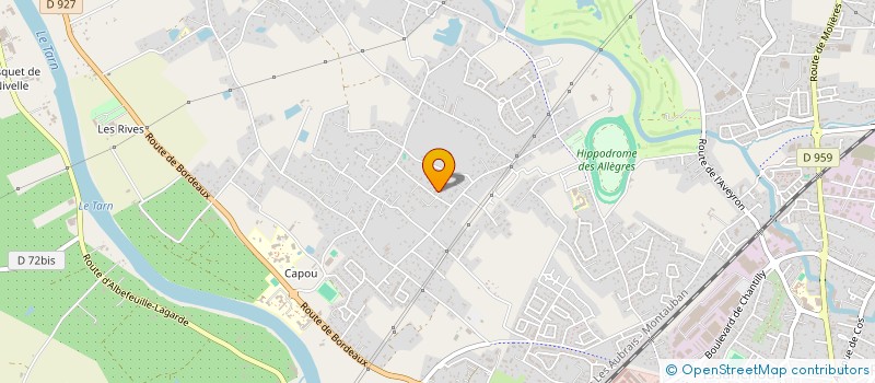 localisation de l'entreprise MADAME CARINE BORDES  MONTAUBAN