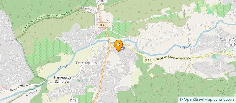 localisation de l'entreprise MADAME CARINE BOUDOIRE  FORCALQUEIRET