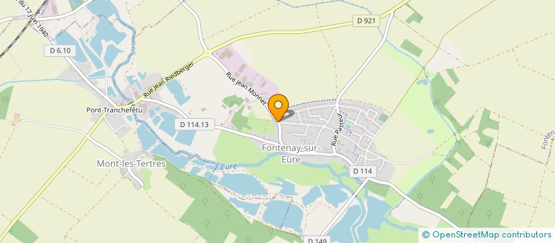 localisation de l'entreprise MADAME CARINE BOUILLAT à FONTENAY-SUR-EURE