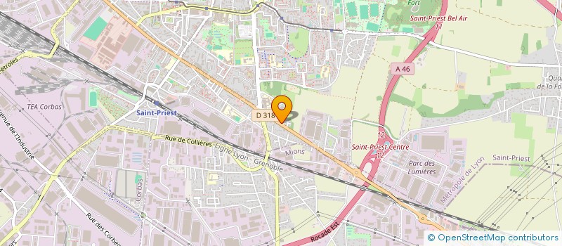 localisation de l'entreprise MADAME CARINE BOUVIER  SAINT-PRIEST