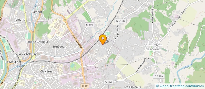 localisation de l'entreprise MADAME CARINE BOUZERNA à ALES