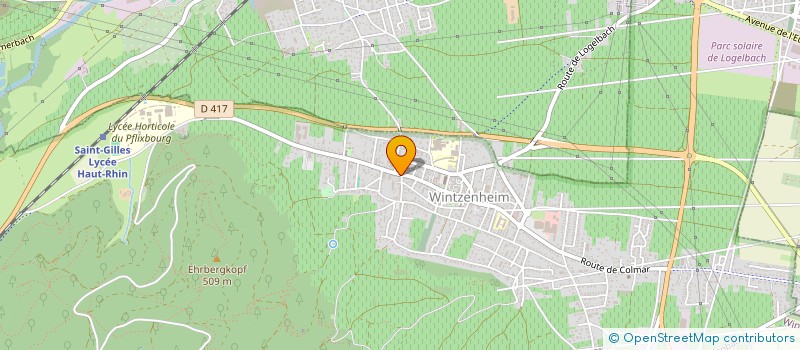 localisation de l'entreprise MADAME CARINE BRAUNEISEN  WINTZENHEIM