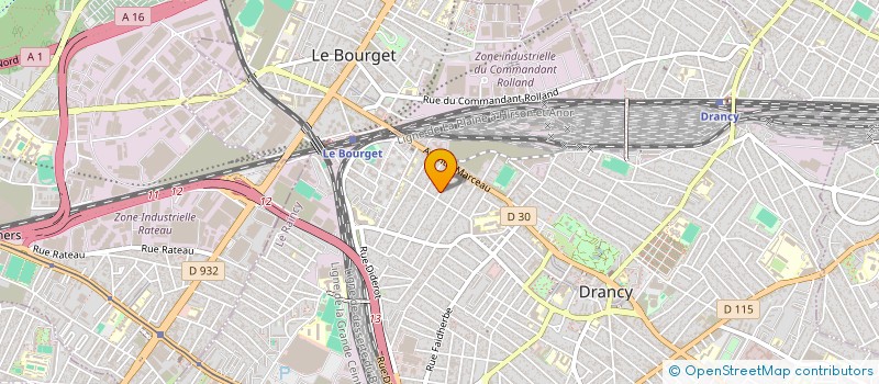 localisation de l'entreprise MADAME CARINE BREHAUT à DRANCY