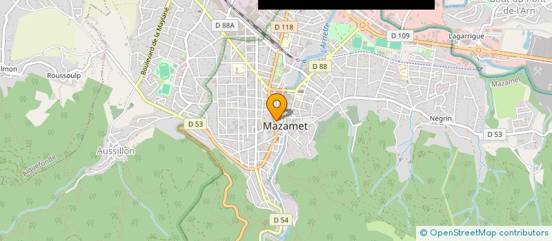 localisation de l'entreprise MADAME CARINE BREULAUD à MAZAMET