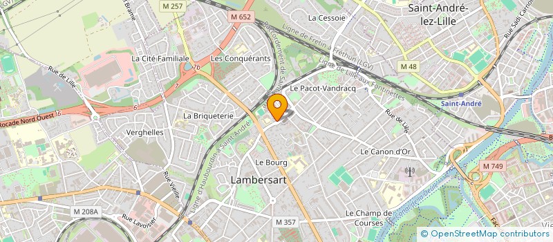 localisation de l'entreprise MADAME CARINE BROLY à LAMBERSART