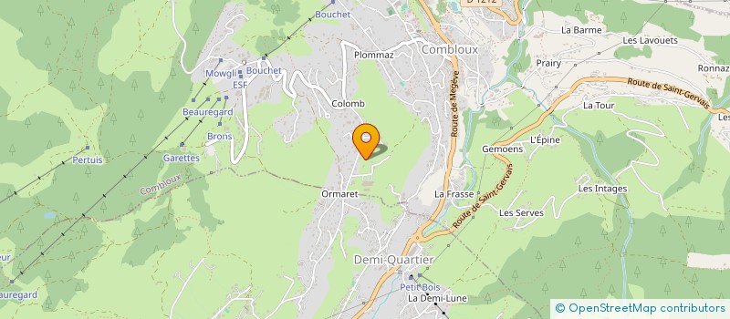 localisation de l'entreprise MADAME CARINE BROUILLET à COMBLOUX
