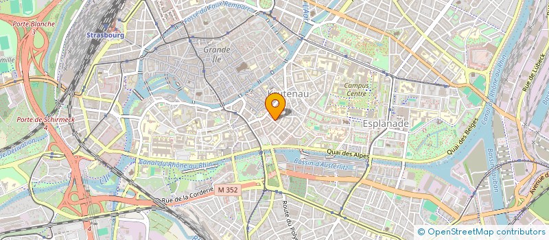 localisation de l'entreprise MADAME CARINE BRUNON à STRASBOURG