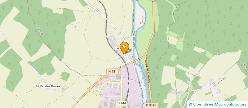 localisation de l'entreprise MADAME CARINE BUCHEZ  SURGY