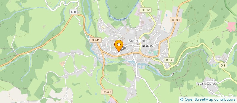 localisation de l'entreprise MADAME CARINE BULME à BOURGANEUF