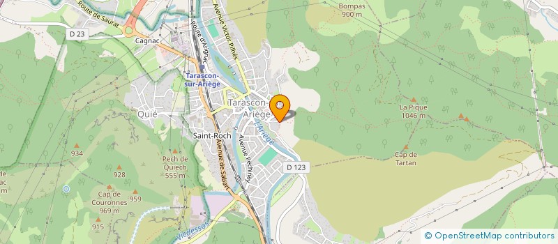 localisation de l'entreprise MADAME CARINE CALDERON à TARASCON-SUR-ARIEGE