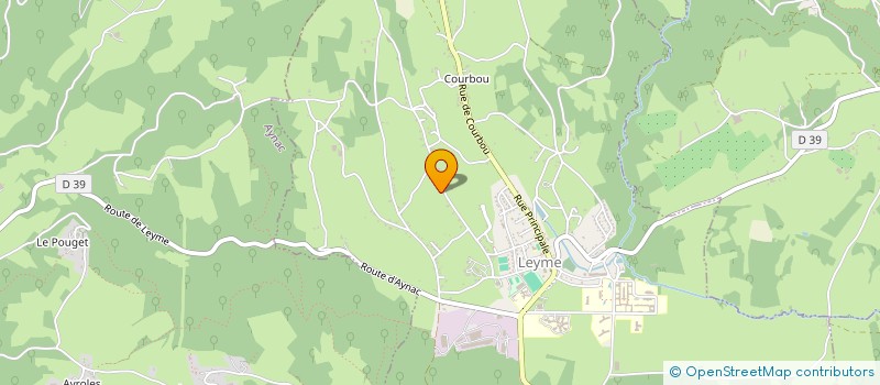 localisation de l'entreprise MADAME CARINE CALMETTES  LEYME