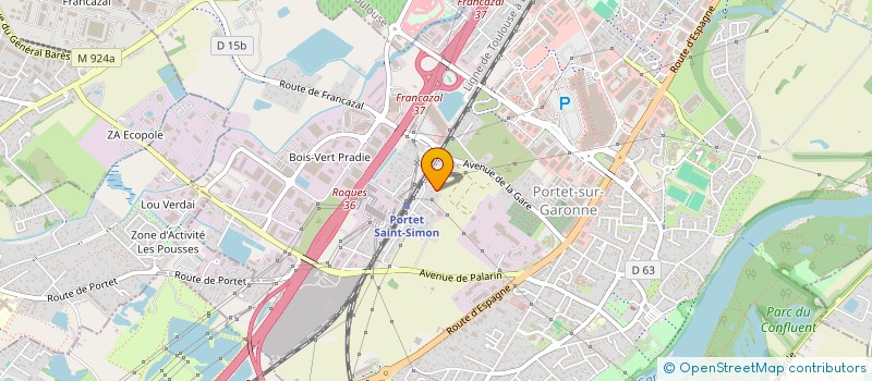 localisation de l'entreprise MADAME CARINE CASTET  PORTET-SUR-GARONNE