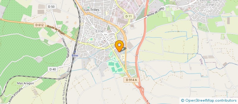 localisation de l'entreprise MADAME CARINE CATHELAT  ELNE