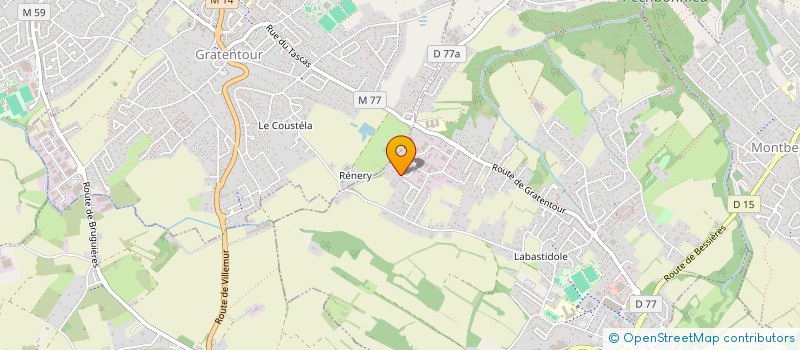 localisation de l'entreprise MADAME CARINE CAUBERE à PECHBONNIEU