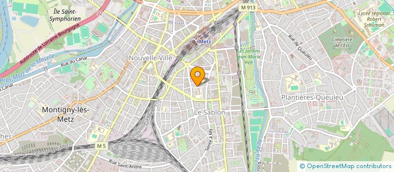 localisation de l'entreprise MADAME CARINE CAUSSE  METZ