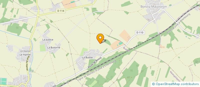 localisation de l'entreprise MADAME CARINE CAUSSIGNAC  BREVAL