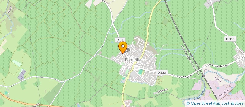 localisation de l'entreprise MADAME CARINE CAVANNA  PONTEILLA