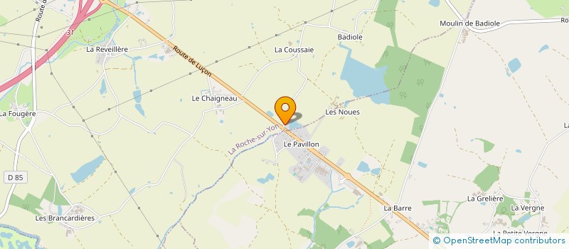 localisation de l'entreprise MADAME CARINE CHABOT à ROCHE SUR YON (LA)