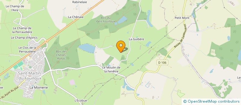 localisation de l'entreprise MADAME CARINE CHAPIN  SAINT-MARTIN-DU-FOUILLOUX