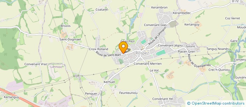 localisation de l'entreprise MADAME CARINE CHARDONNET  ROSPEZ