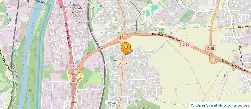 localisation de l'entreprise MADAME CARINE CHARENTUS  FEYZIN