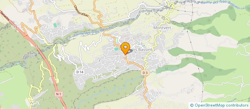 localisation de l'entreprise MADAME CARINE CHASTAGNET  LES TROIS-BASSINS