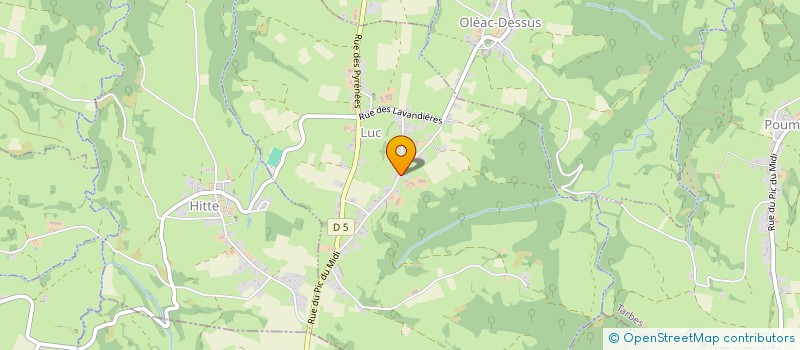 localisation de l'entreprise MADAME CARINE CHATAIN  LUC