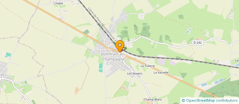 localisation de l'entreprise MADAME CARINE CHEVALLIER  DOMFRONT-EN-CHAMPAGNE