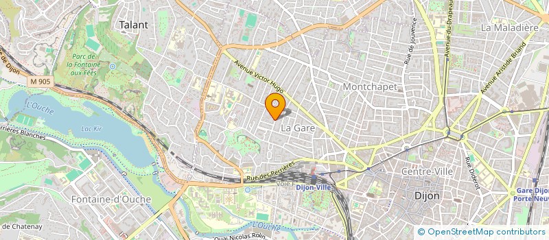 localisation de l'entreprise MADAME CARINE CHEVRET  DIJON