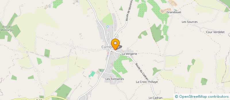 localisation de l'entreprise MADAME CARINE CHOLLET  CAMBREMER